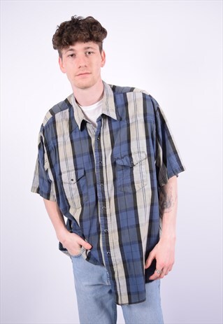 VINTAGE WRANGLER SHIRT CHECK MULTI