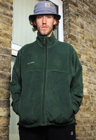 RETRO / 90'S / COLUMBIA / GREEN FLEECE