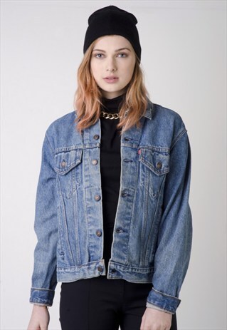 VINTAGE MID WASH LEVI'S DENIM JACKET