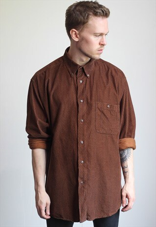 VINTAGE OVERSIZED CORDUROY SHIRT