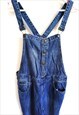 VINTAGE DENIM OVERALL DUNGAREES IN DARK BLUE 