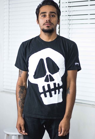 VINTAGE STUSSY T-SHIRT LOGO 90S M 7