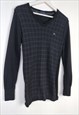 VINTAGE BURBERRY JUMPER CLASSIC IN BLACK M