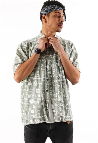 VINTAGE PATTERN SHIRT PSAW247D