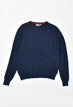 Vintage Fila Jumper Sweater Navy Blue