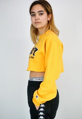 VINTAGE 90'S CHAMPION CROPPED SWEATSHIRT