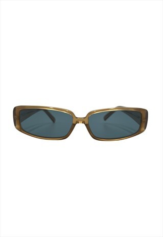 Vintage Y2K Yellow Frame Sunglasses