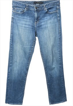 Faded Wash Calvin Klein Straight Fit Jeans - W34