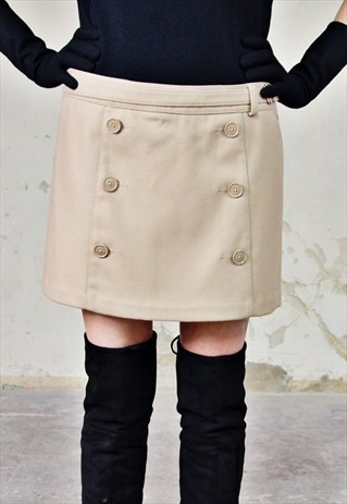 VINTAGE WOOL SKIRT