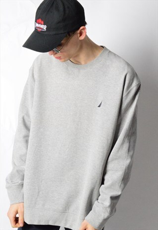 VINTAGE 90S GREY NAUTICA SWEATSHIRT