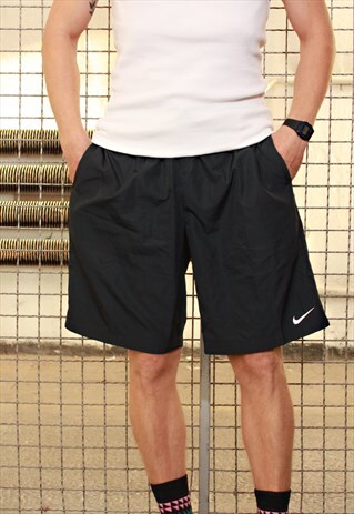 VINTAGE 90' COOL CLASSIC OLDSCHOOL BLACK NIKE SHORTS