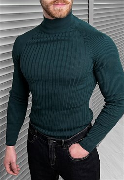  Turtleneck sweater turquoise