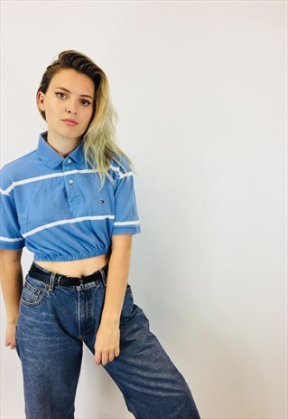 VINTAGE TOMMY HILFIGER CROPPED POLO