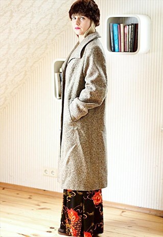 VINTAGE LIGHT BROWN COAT