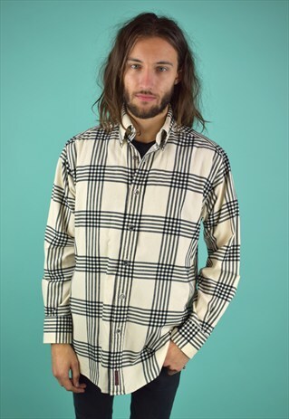 VINTAGE 90'S TOMMY HILFIGER CHECKED SHIRT