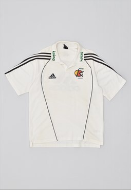 Vintage 90's Adidas Polo Shirt White