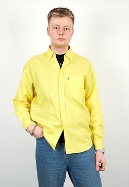 Vintage Fila Long Sleeve Shirt in Yellow