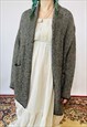 VINTAGE 90S KNITTED ABSTRACT PATTERNED BOHO CARDIGAN