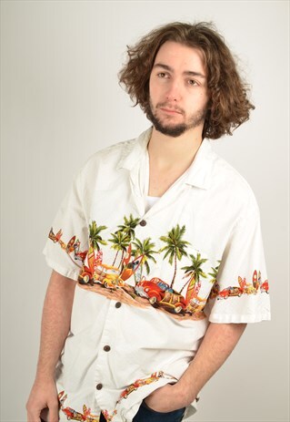 VINTAGE HAWAIIAN PATTERNED SHIRT