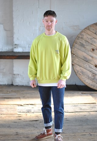 90S ADIDAS TRE-FOIL LOGO SWEATER