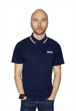 Lotto Polo T-Shirt Navy Blue Size Medium