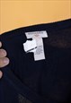 VINTAGE DOCKERS JUMPER DIAMONDS IN BLUE XXL