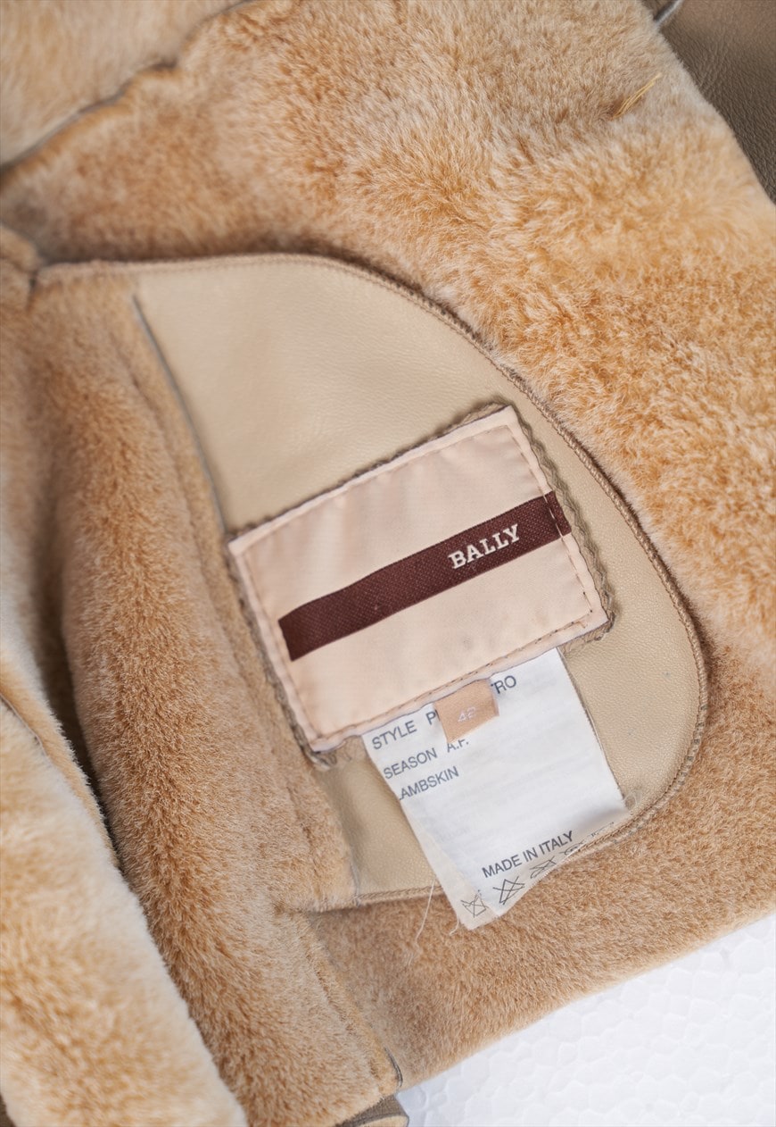 Bally hot sale shearling coat