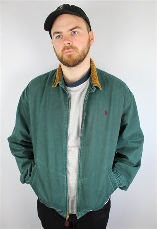 VINTAGE RALPH LAUREN HARRINGTON JACKET SIZE LARGE