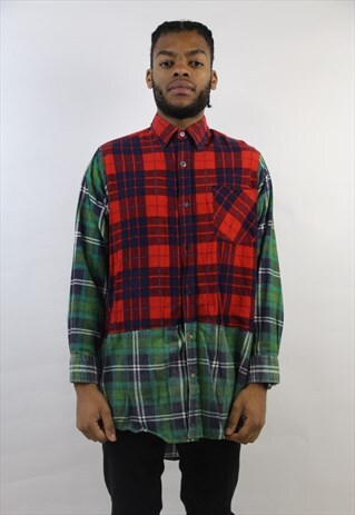 VINTAGE 90'S FLANNEL MULTI-PRINT SHIRT