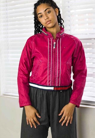 VINTAGE TOMMY HILFIGER WINDBREAKER JACKET LOGO 90S XL 12.5