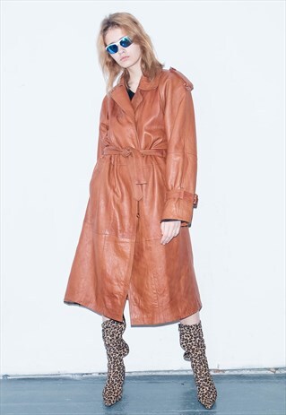 VINTAGE LEATHER COAT