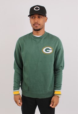 Majestic, Shirts, Vintage Majestic Green Bay Packers Hoodie Size Medium