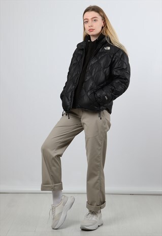 VINTAGE THE NORTH FACE SMALL BLACK PADDED JACKET