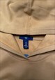 VINTAGE WOMENS GAP YELLOW PULLOVER HOODIE