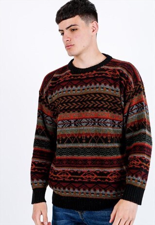VINTAGE PATTERNED JUMPER K60