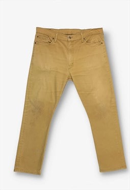 Vintage levi's 513 slim fit jeans beige w38 l30 BV20616