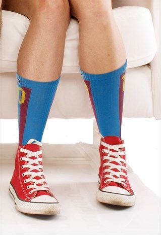 FOOTBALL FAN SOCKS - BARCELONA
