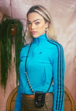 Vintage 90's Blue Adidas track jacket