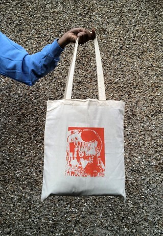 KLIMT KISS NATURAL COTTON TOTE