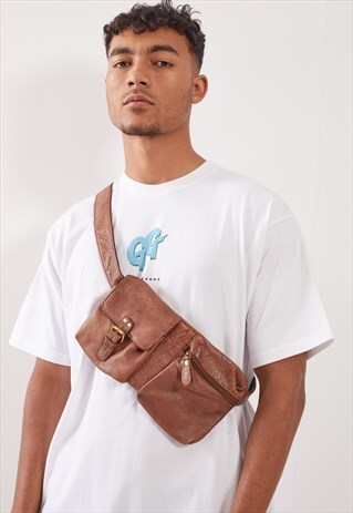 VINTAGE FESTIVAL LEATHER BUM BAG