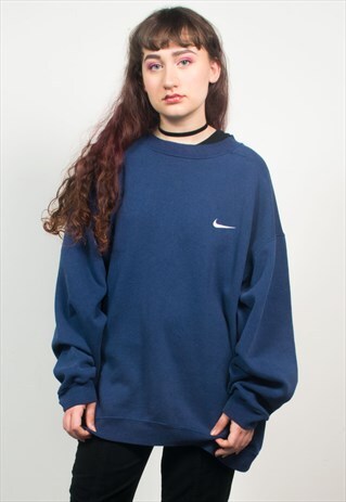 NIKE VINTAGE 90'S BLUE SWEATSHIRT