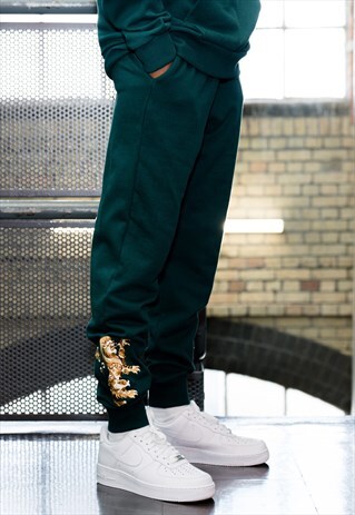 PRESTIGE TRACKSUIT BOTTOMS - GREEN