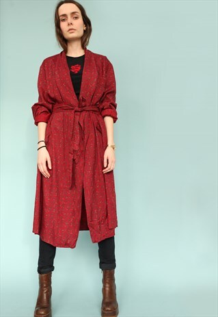 VINTAGE PATTERN RAYON KIMONO