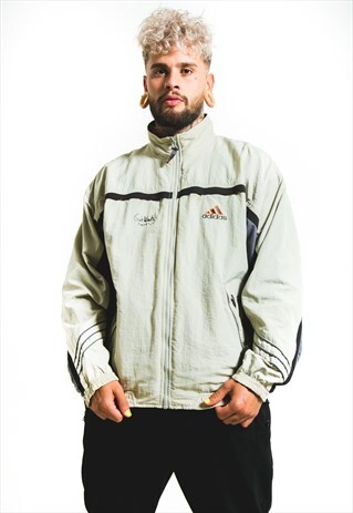 VINTAGE 80S ADIDAS WINDBREAKER JACKET / S2624