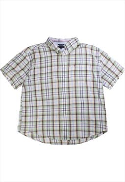 Vintage 90's Tommy Hilfiger Shirt Short Sleeve - Button Up