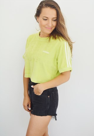 90S ADIDAS FESTIVAL CROP TOP/T-SHIRT