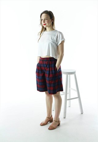PLAID WINTER SHORTS / VINTAGE FALL SHORTS