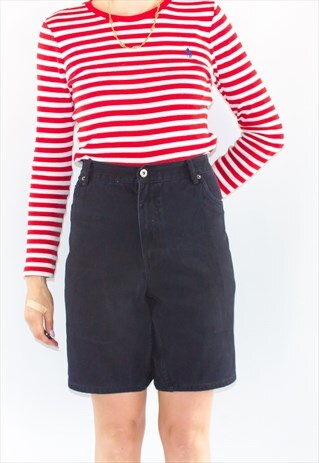 VINTAGE 90'S HIGH WAIST COTTON MOM SHORTS