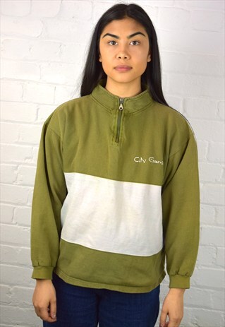VINTAGE 90'S 1/4 ZIP SWEATSHIRT