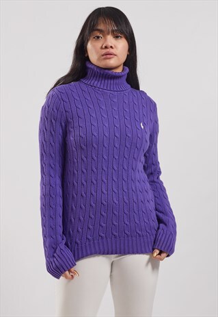 VINTAGE RALPH LAUREN ROLL-NECK JUMPER